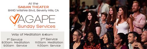 agape international spiritual center locations|What to Expect .